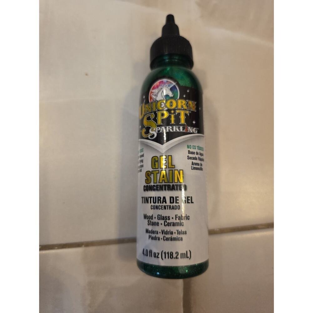 5770007 Gel Stain and Glaze, Dragon's Belly 4.0 FL OZ Bottle, Green
